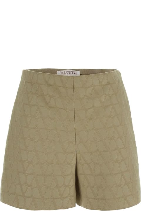 Pants & Shorts for Women Valentino Logoed Shorts