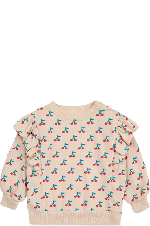 Bobo Choses for Kids Bobo Choses Baby Cherry All Over Ruffle Sweatshirt