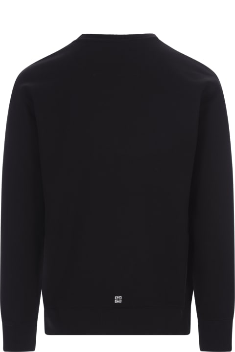 Fashion for Women Givenchy Givenchy Archetype Slim Sweatshirt In Black Gauzed Fabric