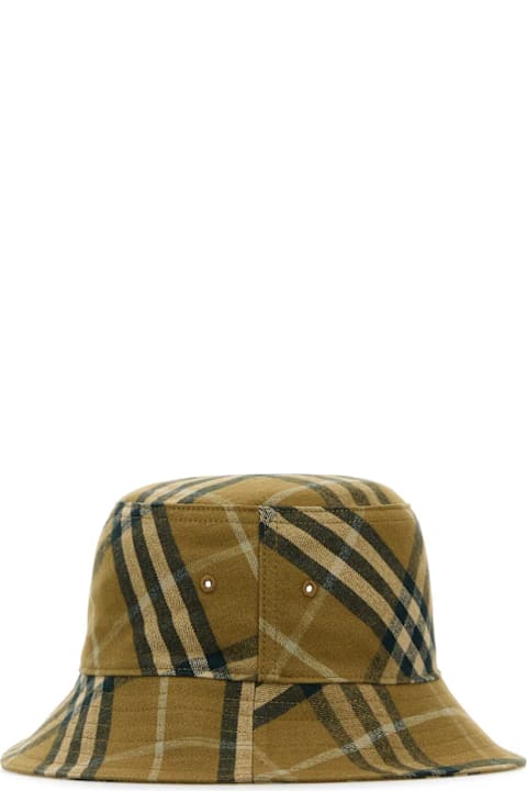 Burberry Accessories for Men Burberry Embroidered Cotton Bucket Hat