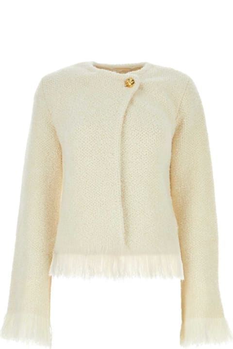 Sweaters for Women Chloé Tweed Frayed Edge Jacket