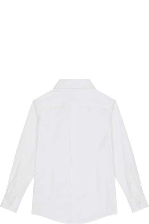 Dolce & Gabbana Shirts for Boys Dolce & Gabbana Poplin Tuxedo Shirt