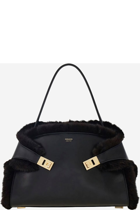 Ferragamo Hug Soft Shoulder Bag