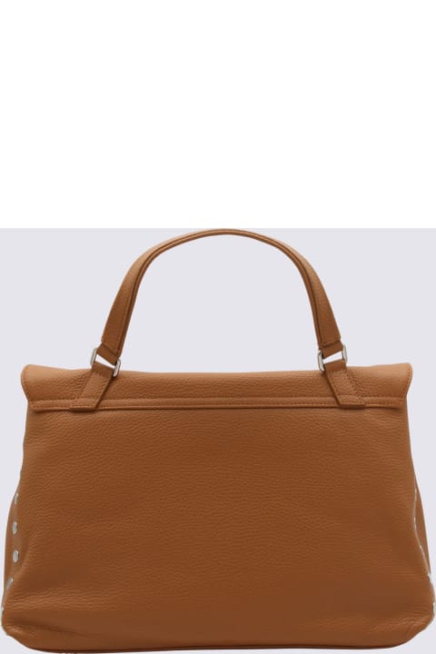 メンズ新着アイテム Zanellato Brown Leather Postina S Top Handle Bag