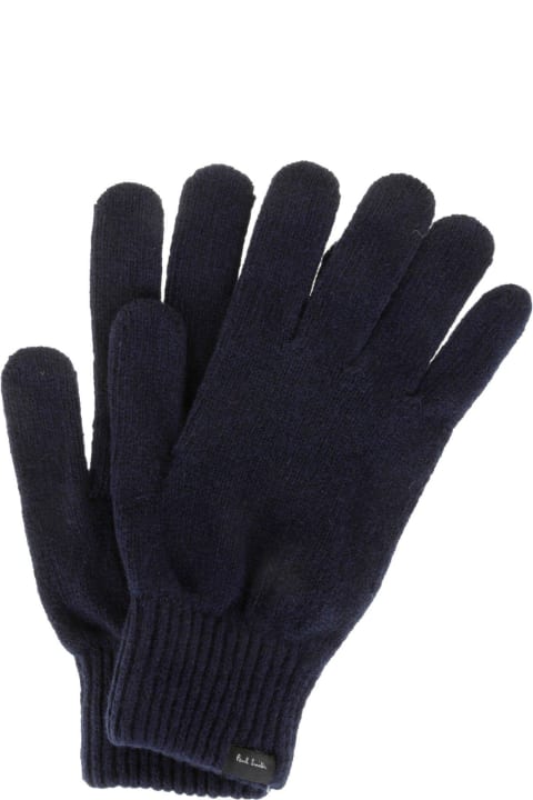 Paul Smith Accessories for Men Paul Smith Logo Patch Detail Gloves