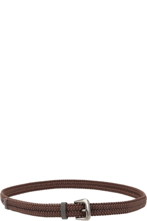 Brunello Cucinelli for Kids Brunello Cucinelli Braided Belt