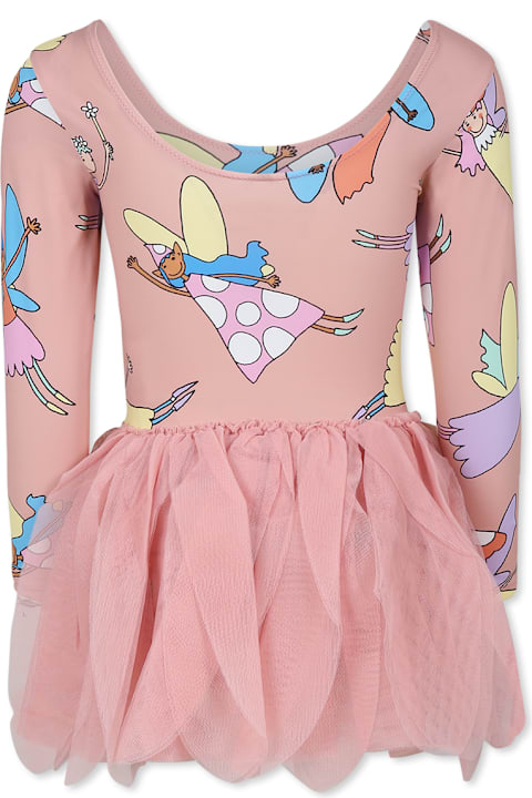Homeware Stella McCartney Kids Pink Dress For Girl With Fairies