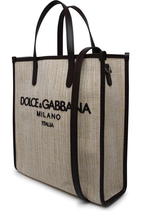 Beige Fabric Bag
