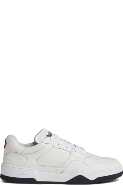 Dsquared2 Sneakers for Women Dsquared2 White Spiker Sneakers