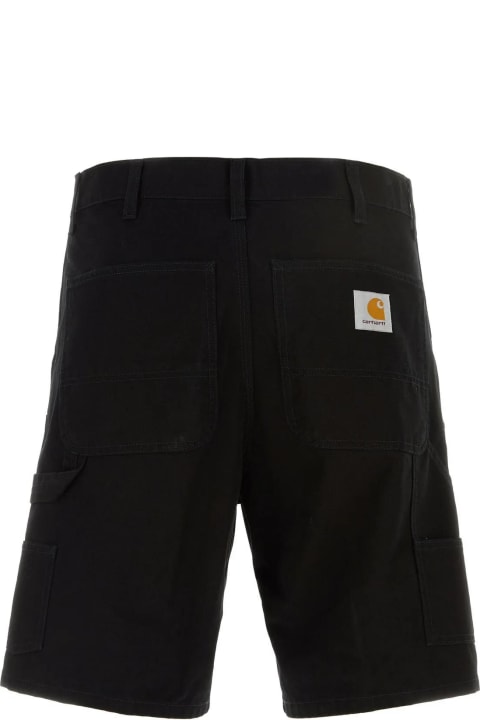 Clothing for Men Carhartt Black Cotton Double Knee Short