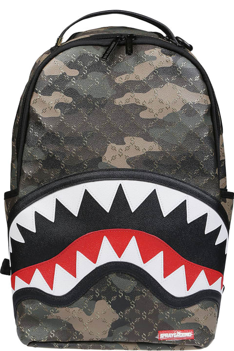 Pattern Over Camo Backpack