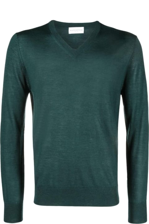Ballantyne Sweaters for Men Ballantyne V Neck Slim Fit Pullover