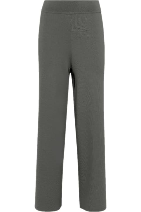 Alpha Studio Pants & Shorts for Women Alpha Studio Plain Viscose Ice Knit Viscose Garconne Pant