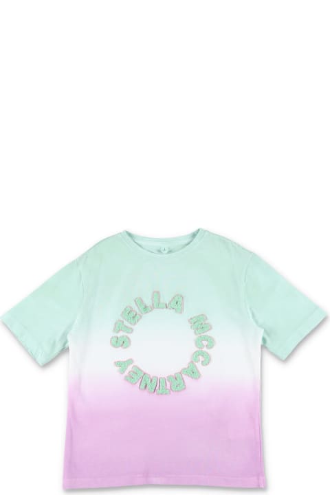 Stella McCartney Kids Topwear for Girls Stella McCartney Kids Medallion Logo T-shirt