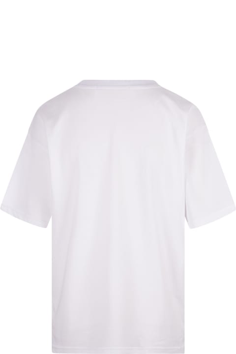 Alessandro Enriquez Topwear for Women Alessandro Enriquez White T-shirt With "don't Forget To Love!!!" Print