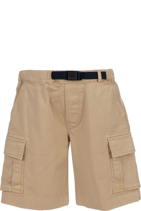Sale for Boys Woolrich Logo-detailed Belted Waist Cargo Shorts
