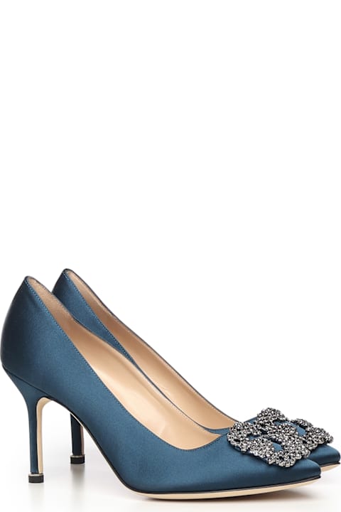 Homeware Manolo Blahnik Hangisi Satin Pumps