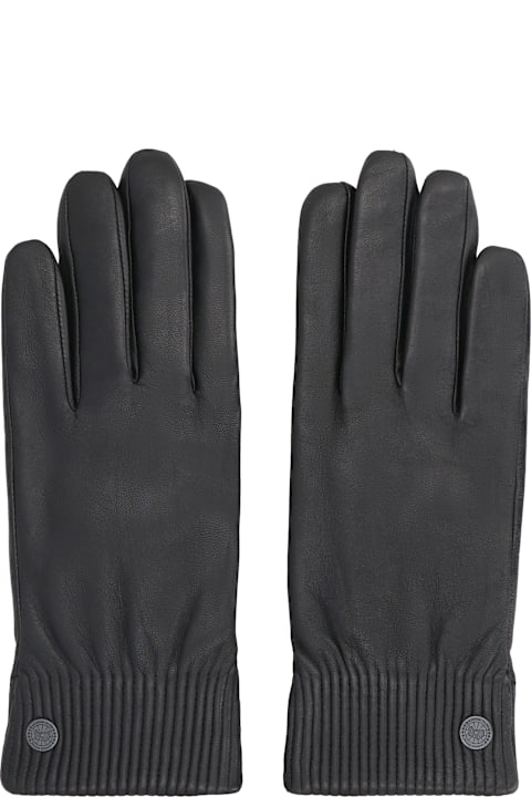 Canada Goose قفازات لـ السيدات Canada Goose Black Leather Gloves