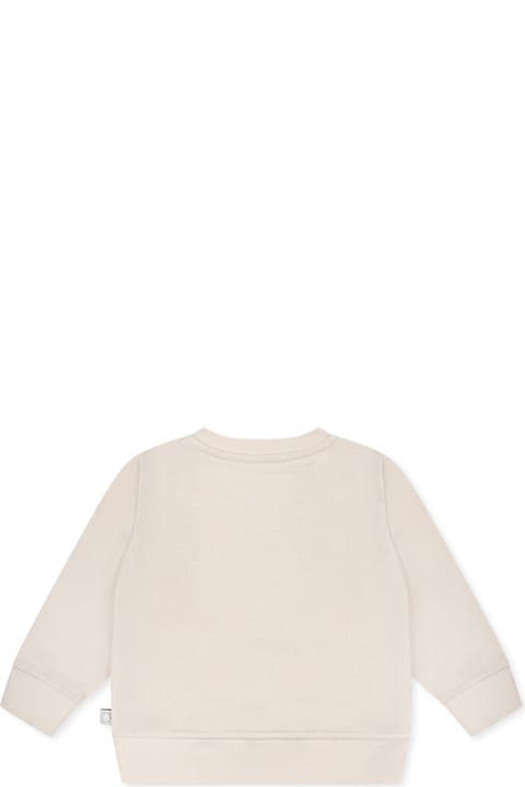 Homeware Stella McCartney Kids Ivory Sweatshirt For Baby Girl With Strawberry