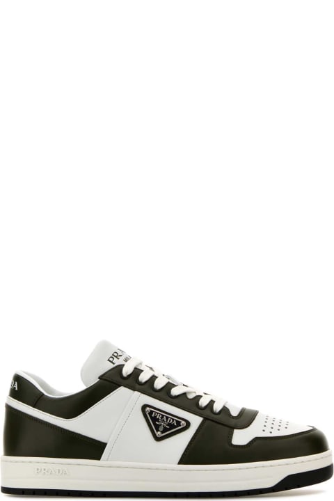 Homeware Prada Leather Downtown Sneakers