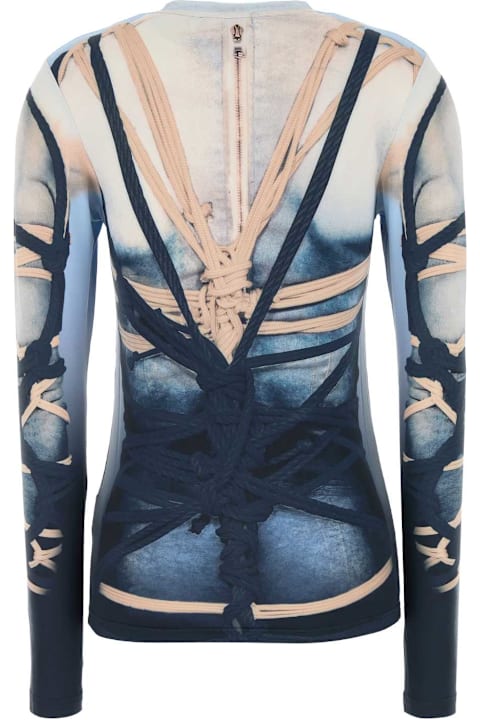 Y/Project Fleeces & Tracksuits for Women Y/Project Printed Stretch Nylon Top