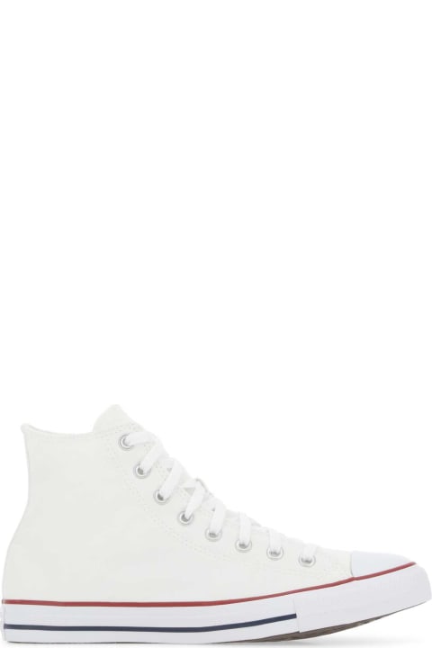 Converse Sneakers for Men Converse White Canvas Chuck Taylor Hi Sneakers