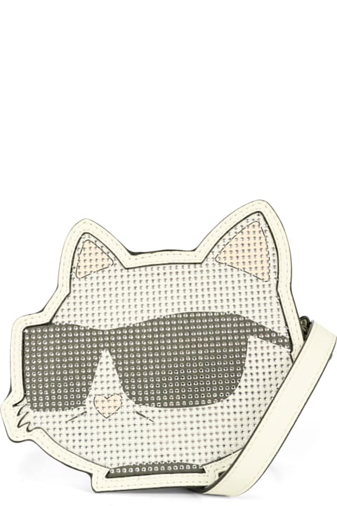Karl Lagerfeld Kids for Women Karl Lagerfeld Kids White Bag For Girl With Choupette