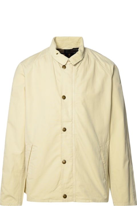 Barbour Coats & Jackets for Men Barbour 'tracker' Ivory Cotton Jacket