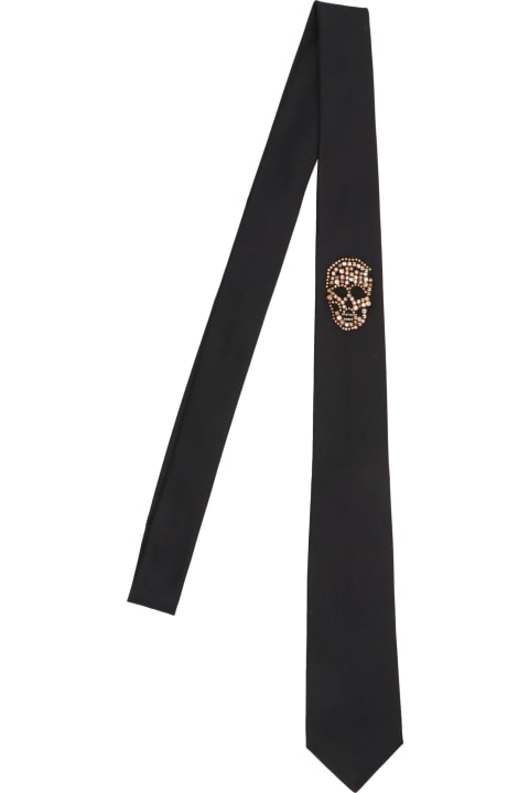 'skull Crystal  Tie