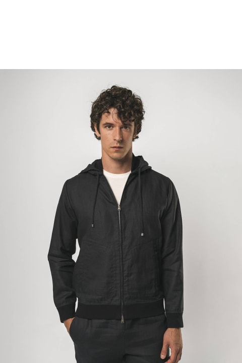 Homeware Larusmiani Hodded Jacket 'korfu' Fleece