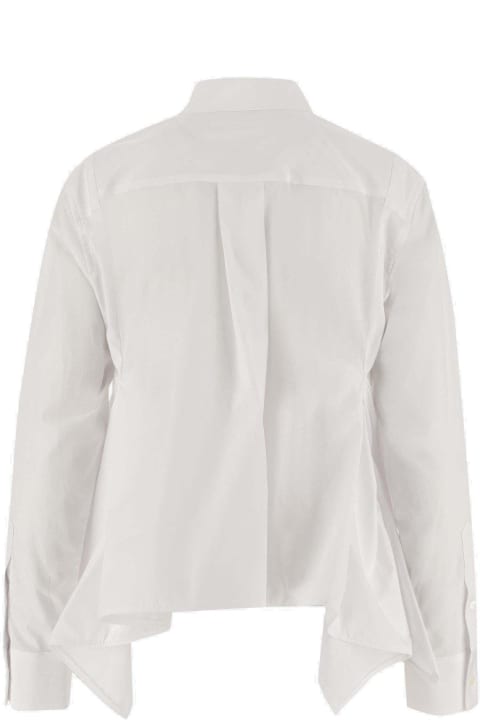 Sacai for Women Sacai X Thomas Mason Long-sleeved Shirt