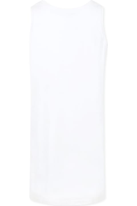 Homeware Dsquared2 White Cover-up For Girl With Logo