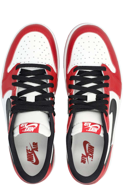 Nike Air Jordan 1 Low Og Chicago Leather Sneakers