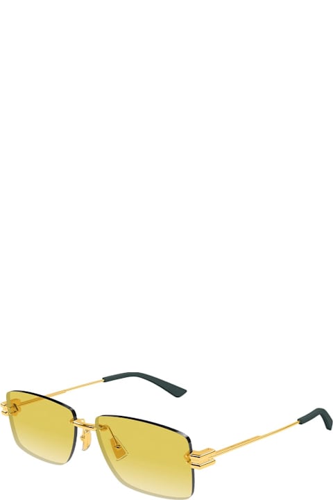 Bottega Veneta Eyewear for Kids Bottega Veneta Eyewear Bv1126s-006 - Gold Sunglasses