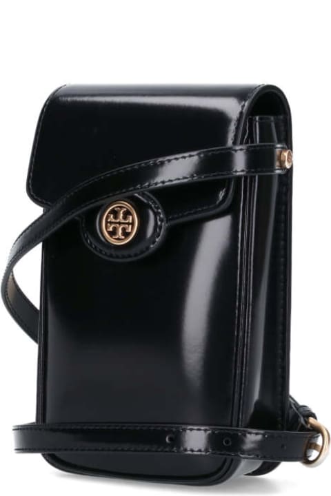 Tory Burch إكسسورات إلكترونيات لـ السيدات Tory Burch 'robinson' Shoulder Bag Smartphone Holder