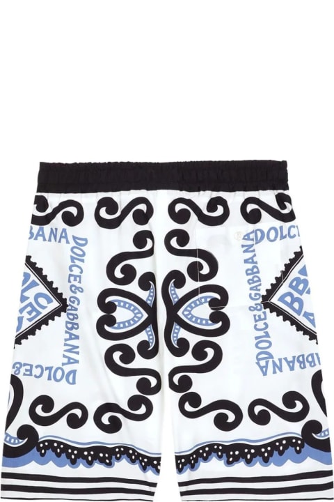 Bottoms for Girls Dolce & Gabbana Bermuda Shorts With Marina Print