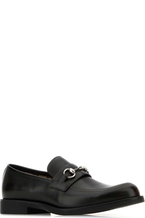 أدوات منزلية Gucci Black Leather Loafers