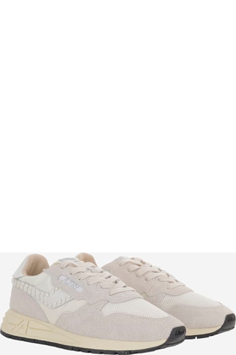 Autry Reelwind Low Nylon And Suede Sneakers