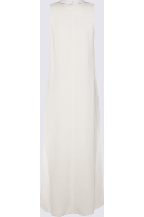 Brunello Cucinelli for Women Brunello Cucinelli White Viscose Maxi Dress