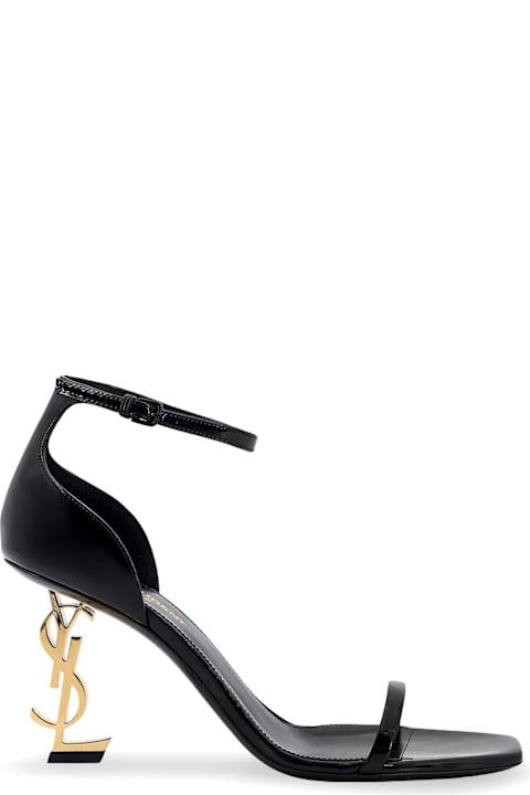 Saint Laurent Opyum 85 Patent Leather Sandals
