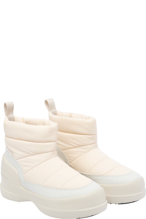 Moon Boot Mezzaluna Puffy Cream Booties