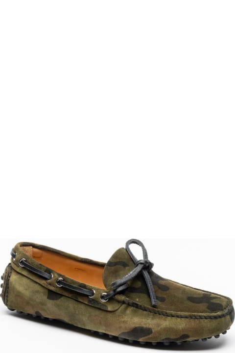 Loafers & Boat Shoes for Men Car Shoe Kud006 Camouflage Suede Driving Loafer