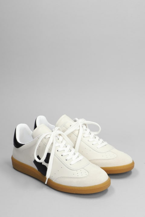ウィメンズ Isabel Marantのスニーカー Isabel Marant Bryce Sneakers In Grey Suede And Leather