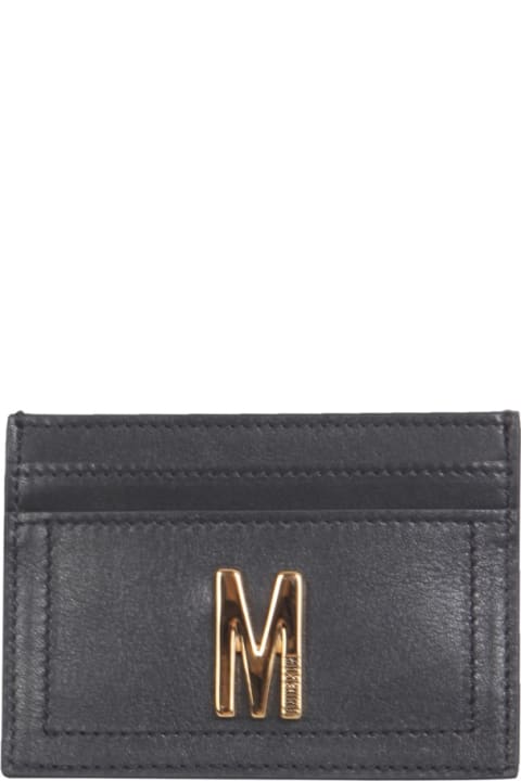 Moschino Wallets for Women Moschino Leather Card Holder