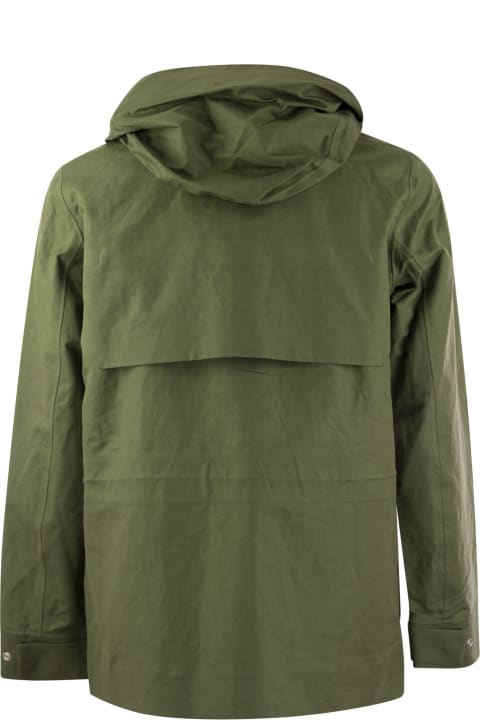 K-Way Coats & Jackets for Men K-Way Erhal Linen Blend 2l - Hooded Jacket