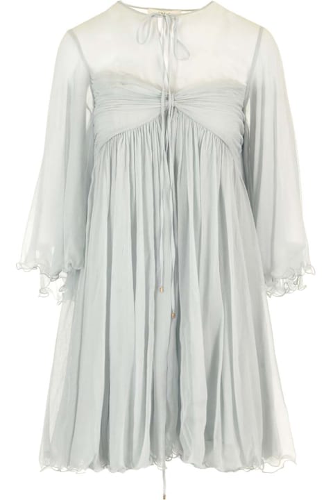 Chloé Dresses for Women Chloé Pleated Mini Dress