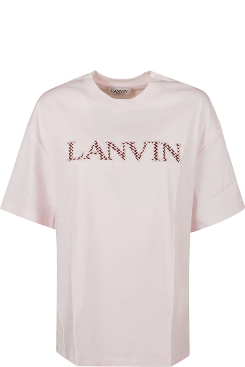 Lanvin Topwear for Women Lanvin Logo Chest T-shirt