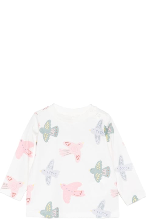 Homeware Stella McCartney Stella Mccartney Kids Long-sleeved Cotton Crewneck Sweater
