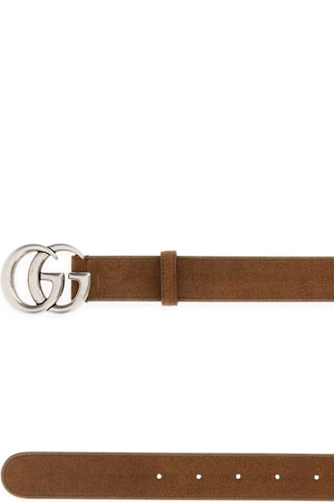 Gucci Camel Suede Belt
