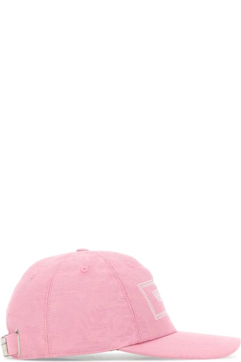 Fashion for Women Versace Pink Cotton Baseball Cap